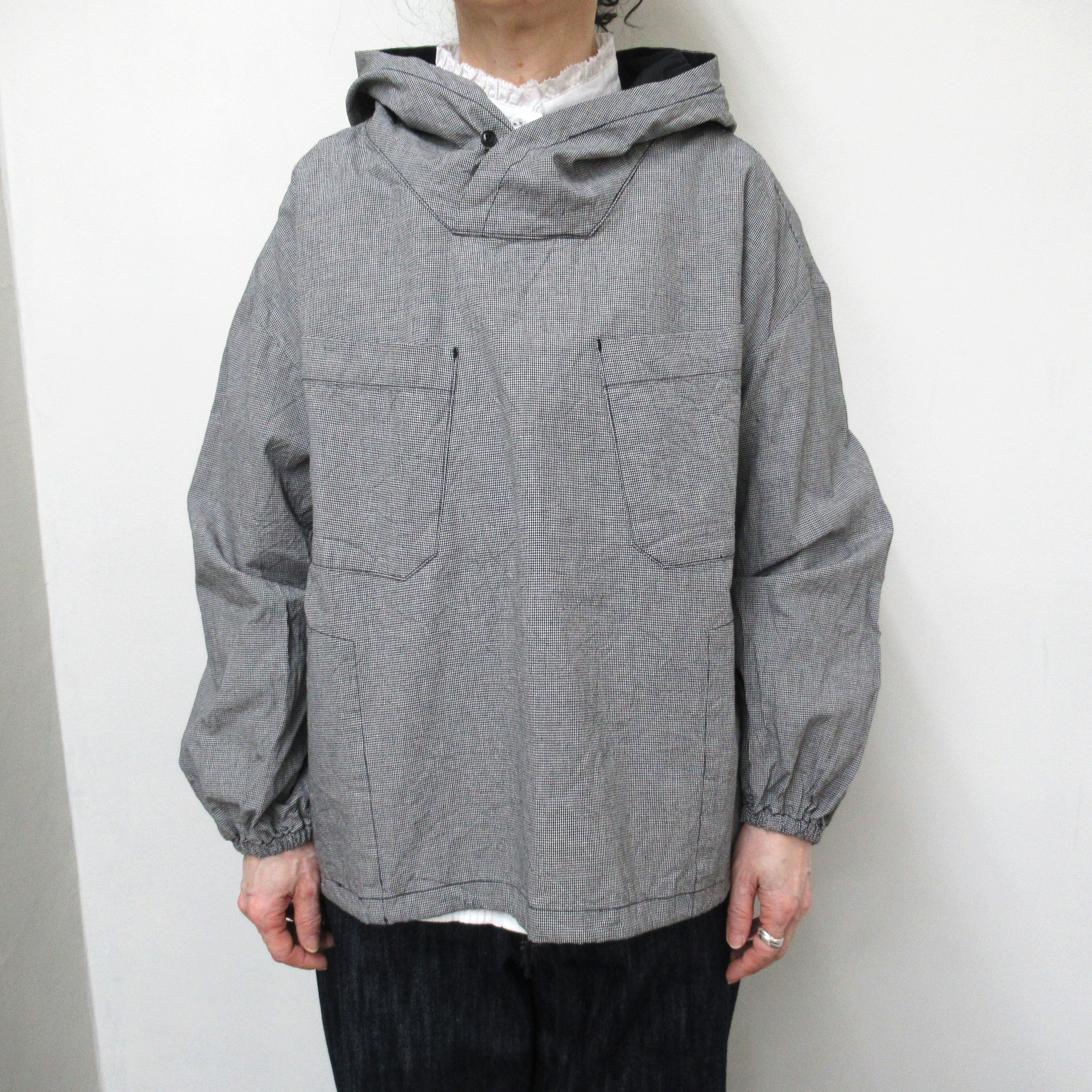 LAITERIE ハードクロスアノラック /チドリCHECK9G 【日本製】